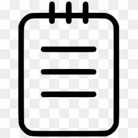 My Tasks Icon Png, Transparent Png - notebook paper png