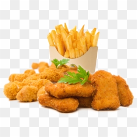 French Fries And Nuggets Png, Transparent Png - fries png