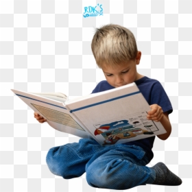Kid Reading Png, Transparent Png - child png