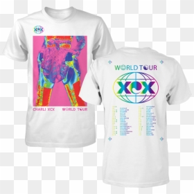 Cxcx Splitfountaintee Fb V - Active Shirt, HD Png Download - charli xcx png