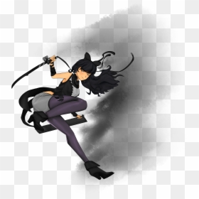 Illustration, HD Png Download - rwby blake png