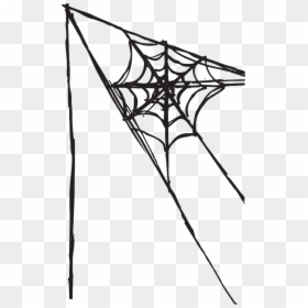 Drawn Spider Web Transparent - Bruce And The Spider Outline, HD Png Download - spider web texture png