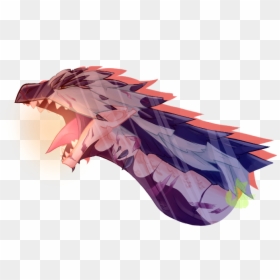 Decided To Doodle A Silver Rathalos, Added Scars For - Origami, HD Png Download - rathalos png