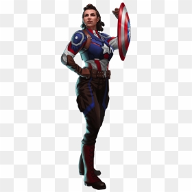 Transparent Captain America Png - Peggy Carter Captain America Png, Png Download - peggy carter png