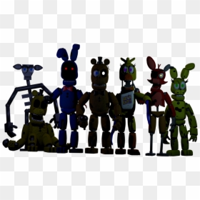 Five Nights Are Back Again  the Withereds - Spring Bonnie Fnaf 3 Endo, HD Png Download - five nights at freddy's bonnie png