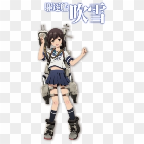 Kantai Collection Anime Fubuki, HD Png Download - kancolle png