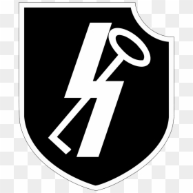 Transparent Totenkopf Png - 12th Ss Panzer Division Logo, Png Download - ss png