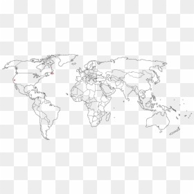 Transparent Opalite Png - Blank Pdf World Map, Png Download - blank map of the world png