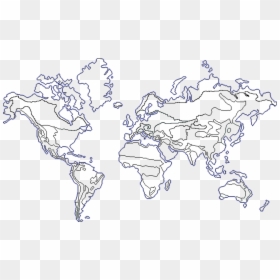 Blank World Biome Map , Transparent Cartoons - Blank World Biome Map, HD Png Download - blank map of the world png