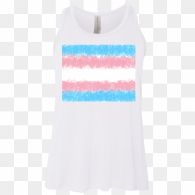 Transgender Flag In Crosshatch Design-bella Canvas - Active Tank, HD Png Download - crosshatch png