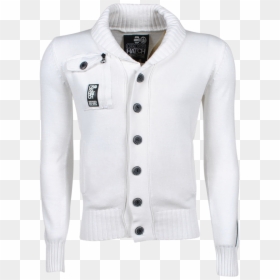 Crosshatch - Vest - Wit - Moda Italia Trendy Online - Cardigan, HD Png Download - crosshatch png