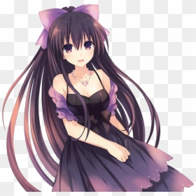 Anime Yatogami Tohka, HD Png Download - cleavage png