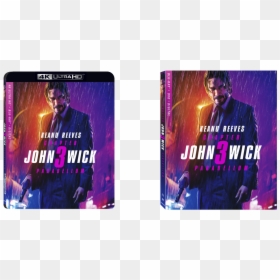 John Wick Home Release - John Wick Chapter 3 Parabellum Blu Ray, HD Png Download - keanu reeves png