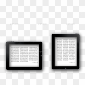 E-book Readers, HD Png Download - ipad template png