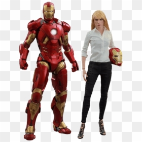 Marvel Iron Man 3 Pepper Potts And Iron Man Mark 3 - Iron Man Mark 3 Toys, HD Png Download - legion holk png