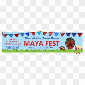 Ma Fest Paper Banner - Banner, HD Png Download - maya angelou png
