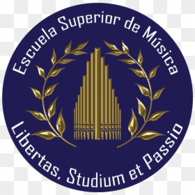 Escuela Superior De Música - Emblem, HD Png Download - música png