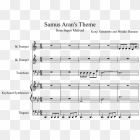 Fragrance Of Dark Coffee Alto Sax Sheet Music, HD Png Download - super metroid png