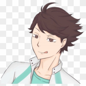 Credit To Who Made The Pic - Cartoon, HD Png Download - oikawa tooru png