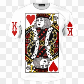 K Of Hearts Card, HD Png Download - king of hearts png