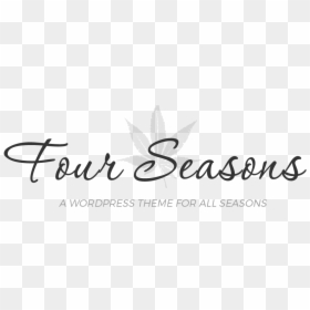 Calligraphy, HD Png Download - four seasons logo png