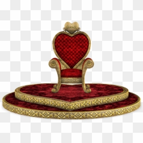 Unrestricted Queen Of Hearts - Queen Of Hearts Throne, HD Png Download - king of hearts png