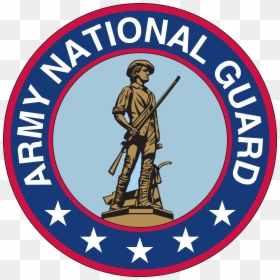 Army National Guard Logo, HD Png Download - usa flag waving png