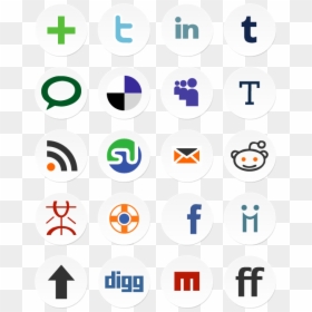 Social Media Icons Png -simple Social Media Icons Icon - Reddit Icon, Transparent Png - social networks icons png