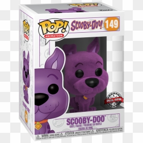 Scooby Doo Logo Purple - Funko Pop Scooby Doo Flocked, HD Png Download - shaggy scooby doo png