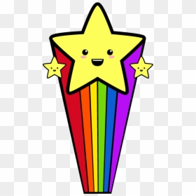Rainbow Stars, HD Png Download - rainbow stars png
