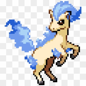 Ponita, Ponyta, Pokemon, Pixel, 8-bit, Pixelated, Game - Pixel Art Pokemon Ponyta, HD Png Download - ponyta png