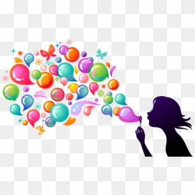 Blowing Bubbles Clip Art, HD Png Download - bubbles vector png