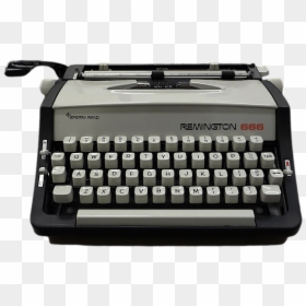 Remington-typewriter - Typewriter Transparent Png, Png Download - typewriter icon png