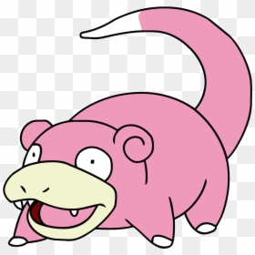 Art,mouth,animal - Slowpoke Pokemon, HD Png Download - slowpoke png