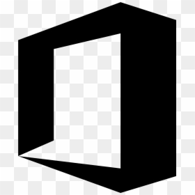 Office, Black Icon - White Microsoft Office Logo, HD Png Download - microsoft icon png