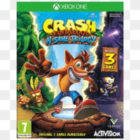 Giochi Crash Xbox One, HD Png Download - crash bandicoot n sane trilogy png