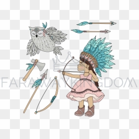 Illustration Of Native American Culture, HD Png Download - american indian png