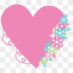 #corazon #rosa #tumblr #flores #flor #pastel - Corazones Color Celeste Pastel, HD Png Download - corazon rosa png