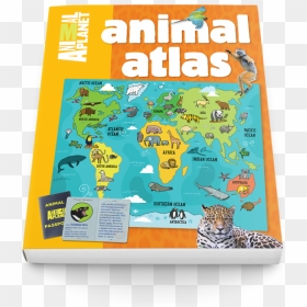 Transparent People Reading Png - Atlas Wild Animals Book, Png Download - animal planet logo png
