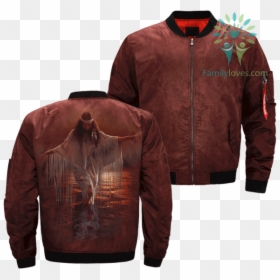 Native American Indian Girl Over Print Bomber Jacket - Truck Driver Jackets, HD Png Download - american indian png