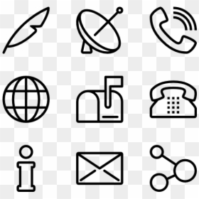 Communications Icons, HD Png Download - agenda icon png