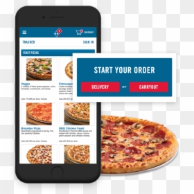 Domino"s Mobile Application - California-style Pizza, HD Png Download - dominos pizza logo png