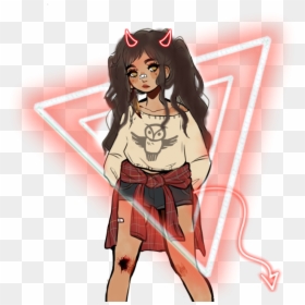 #sangue #diabinho - Cute Drawings Of Girls, HD Png Download - sangue png