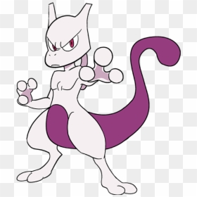 How To Draw Mewtwo From Really Easy Drawing Tutorial - Draw Mewtwo, HD Png Download - pokemon mew png