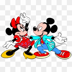 50s Dancers Cliparts - Mickey Mouse Minnie Mouse Dancing, HD Png Download - 50's png