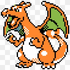 Pokemon Crystal Charizard Sprite Clipart , Png Download - Pokemon Gold Mega Charizard, Transparent Png - pokemon crystal png