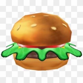 Cheeseburger Hamburger Patrick Star Krabby Patty, HD Png Download - krabby png