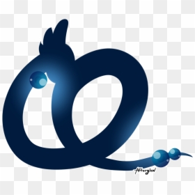 Dragonair Silhouette, HD Png Download - dragonair png