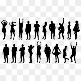 Architecture People Silhouette Png, Transparent Png - architecture entourage png