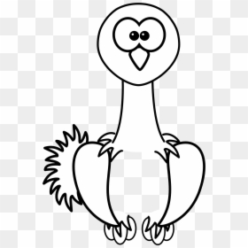 Cliparts For Free Download Coral Clipart Easy Cartoon - Ostrich Cartoon Clipart, HD Png Download - corals png